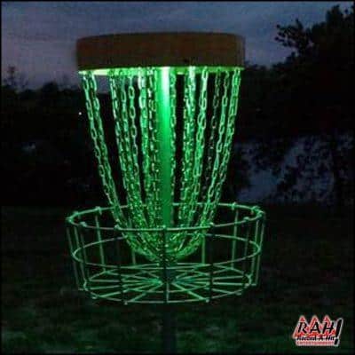 disk golf glow