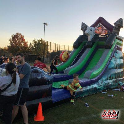 16 foot Giant Inflatable Halloween Slide 01